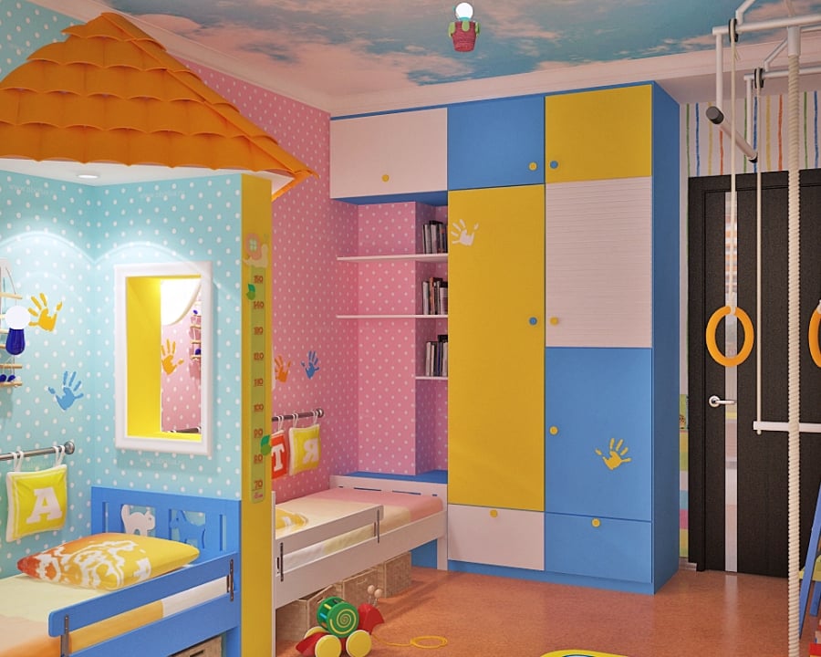 Ideas para diseñar una habitación compartida por niño y niña Como adornar una habitación de una niña de 6 años