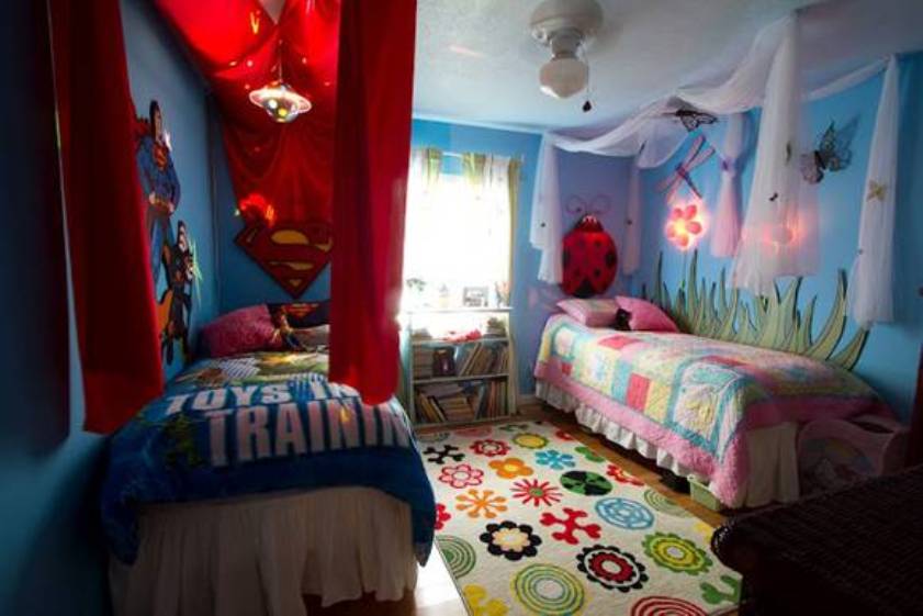Ideas para diseñar una habitación compartida por niño y niña