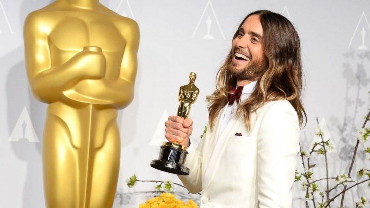 Jared Leto con un Óscar 