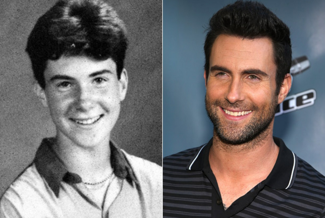 Adam Levine antes y después