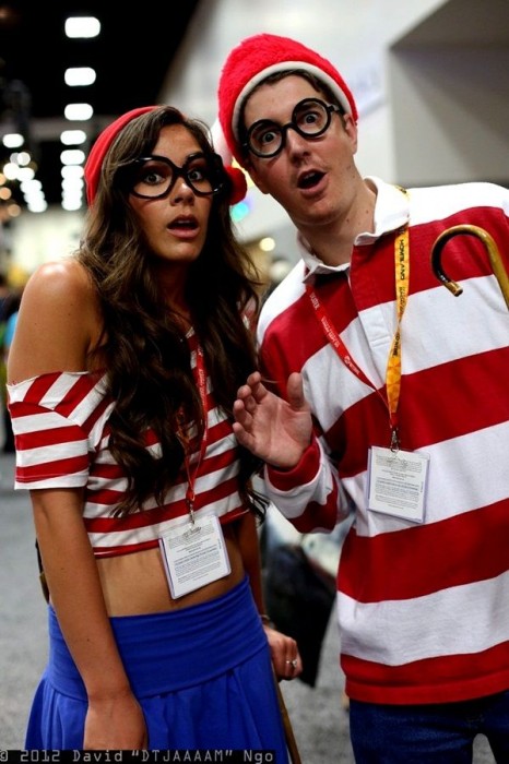 waldo disfraz pareja