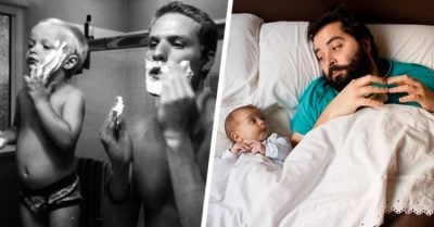 ¡De tal palo, tal astilla!… 20 Tiernas fotos de papás e hijos