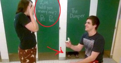 20 Personas que en verdad deberían tener prohibido pedir matrimonio