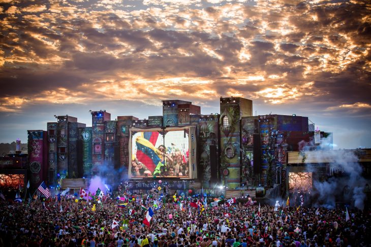 Imagen tomada en un festival de Tomorrowland 