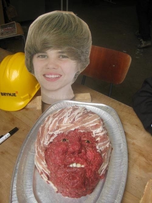 Justin bieber de carne