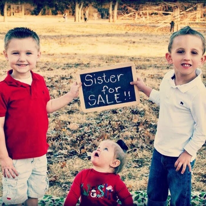 Niños vendiendo a su hermana 