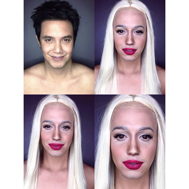 Paolo Ballesteros transformado en Iggy Azalea