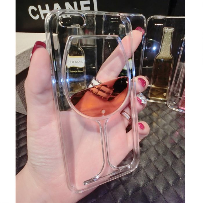 Funda para celular copa de vino