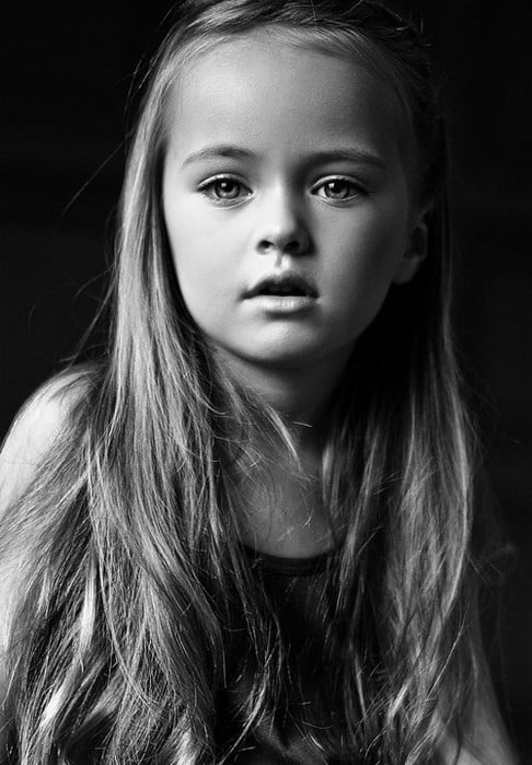 Kristina Pimenova , la niña mas hermosa del mundo de más pequeña 