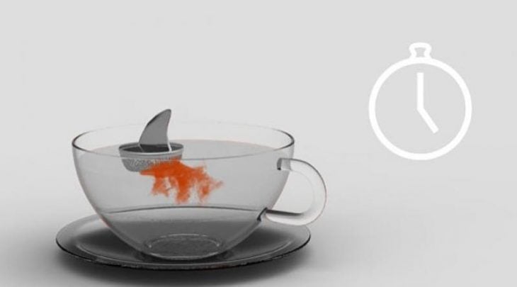 Infusor de té en forma de tiburón 