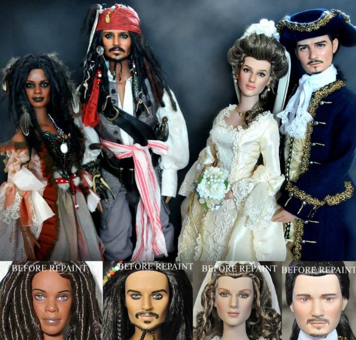 muñecos de la película piratas del caribe 