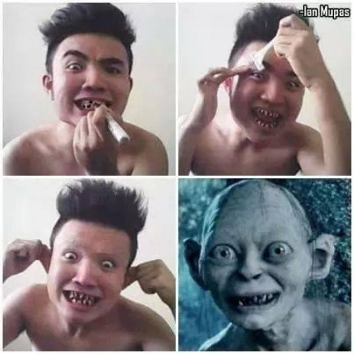 #makeuptransformation Gollum 