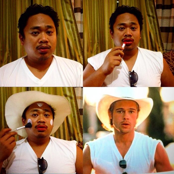 #makeuptransformation Brad Pitt 