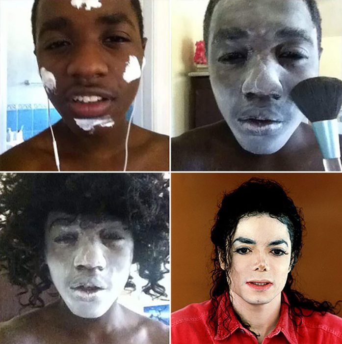 #makeuptransformation Michael Jackson 