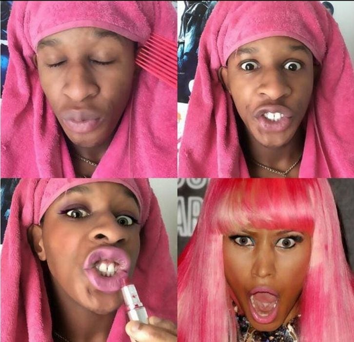 #makeuptransformation Nicki Minaj 