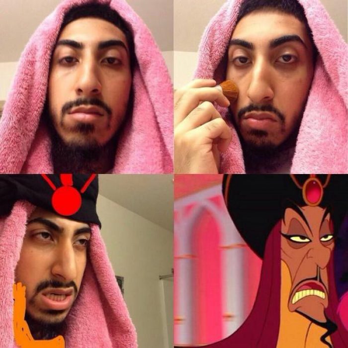 #makeuptransformation Jafar Aladdin 