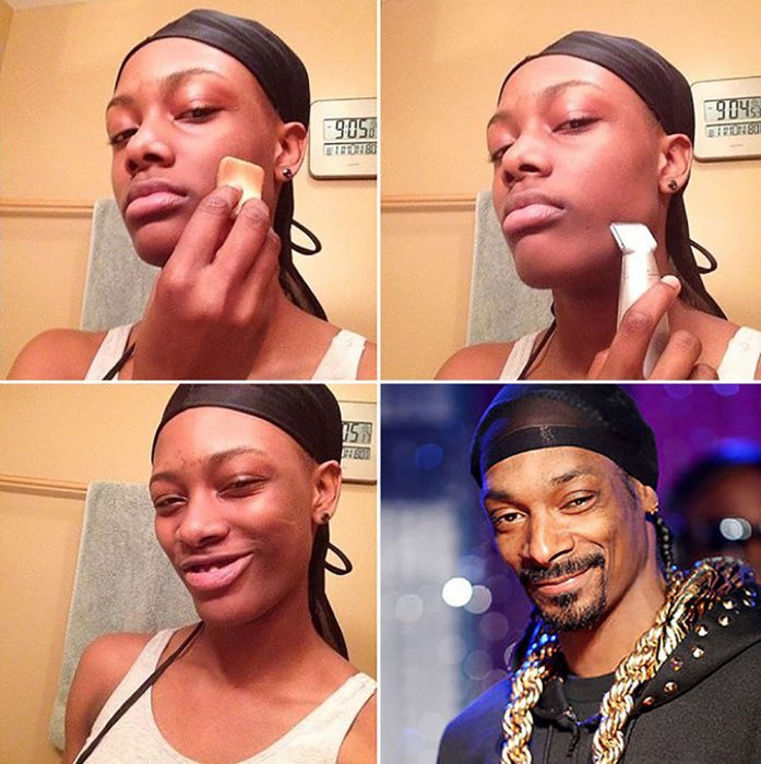 #makeuptransformation Snoop Dog 