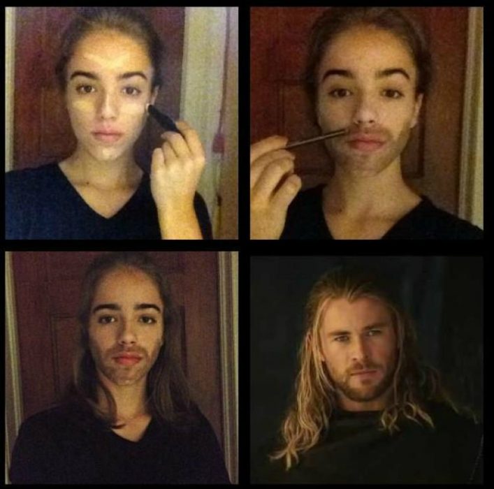 #makeuptransformation Thor 