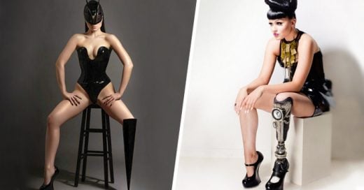 La primera estrella del pop y modelo amputada exhibe su prótesis de pierna en un video musical