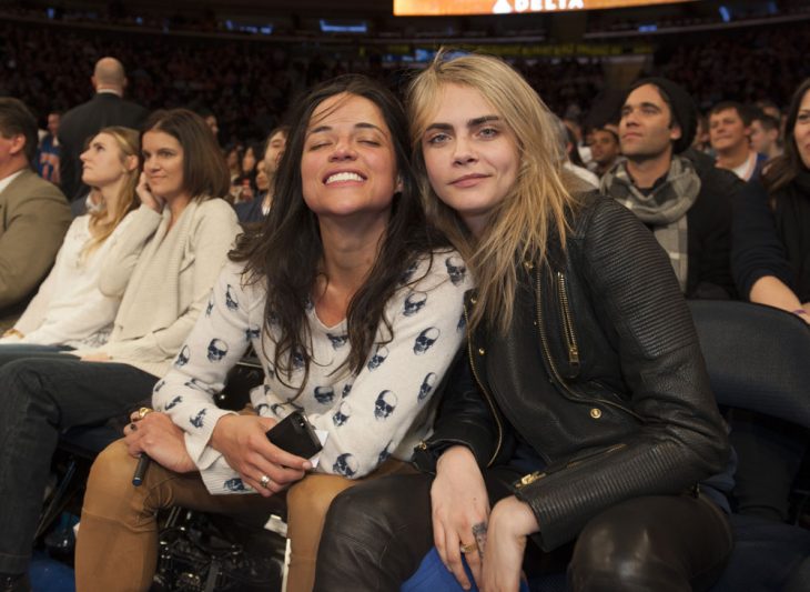 Michelle Rodríguez y Cara Delevingne