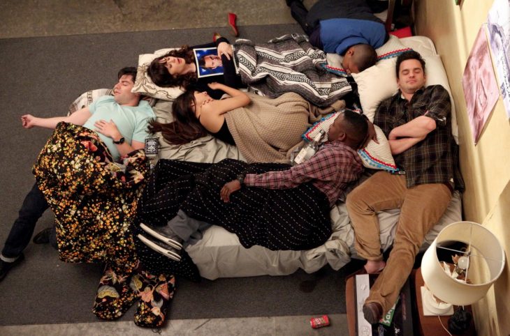 Escena de la serie New girl 