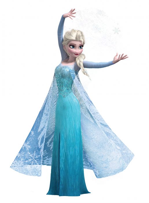 Elsa de la película de Frozen 