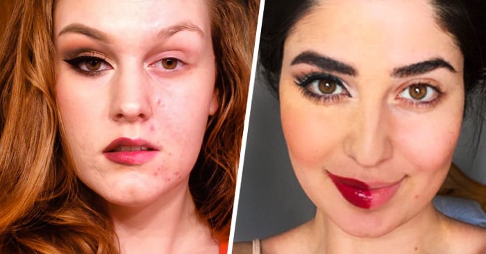 Mujeres suben a redes sociales fotos de su rostro a medio MAQUILLAR ¡Descubre por qué!