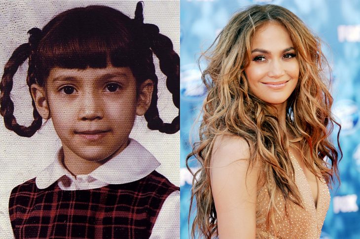 El antes y el después de Jennifer López