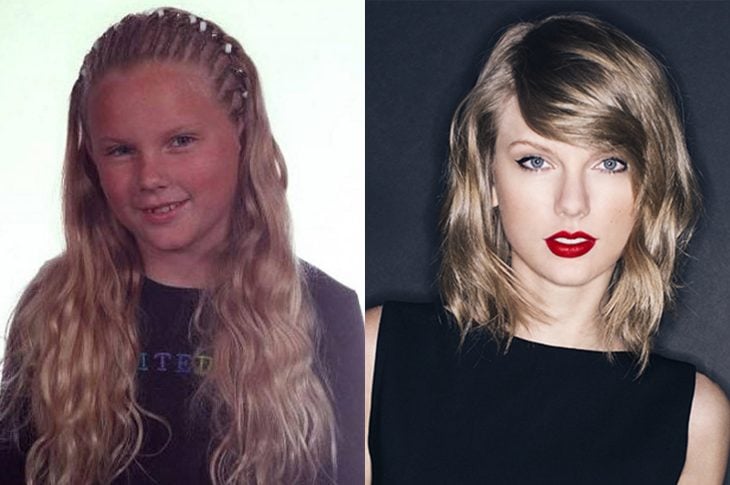 El antes y el después de Taylor Swift 