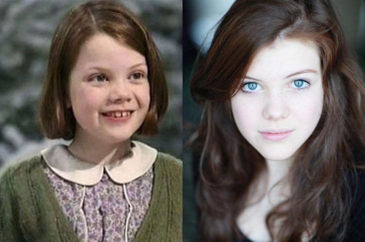 El antes y el después de Georgie Henley 