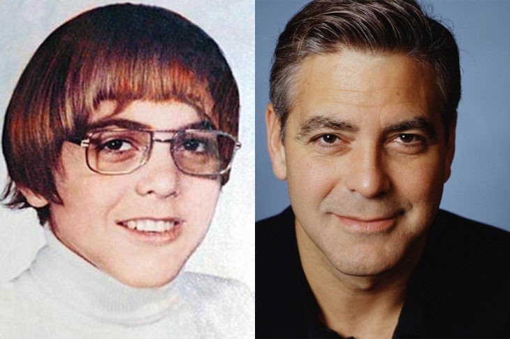 El antes y el después de George Clooney 