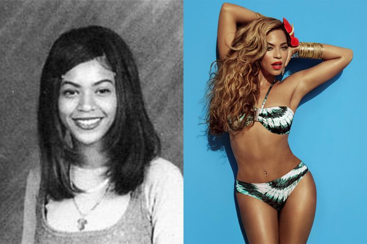 El antes y el después de Beyoncé