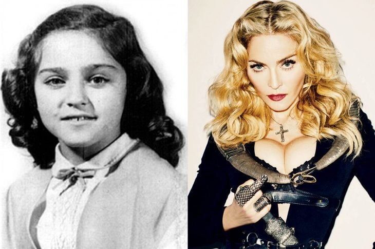 El antes y el después de Madonna