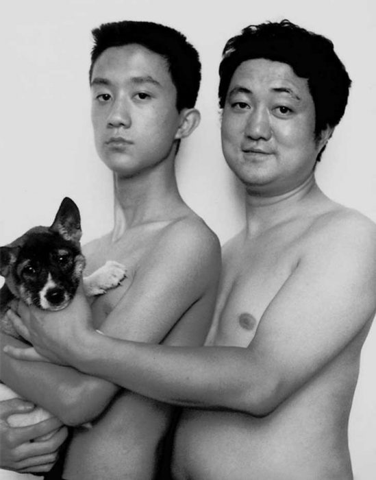 Padre e hijo misma foto 29 años (15)