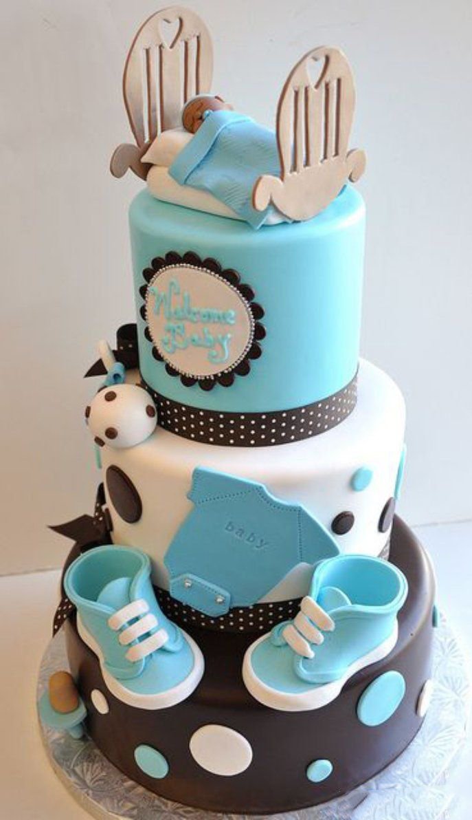 Deliciosos Y Divertidos Pasteles Para Un Baby Shower