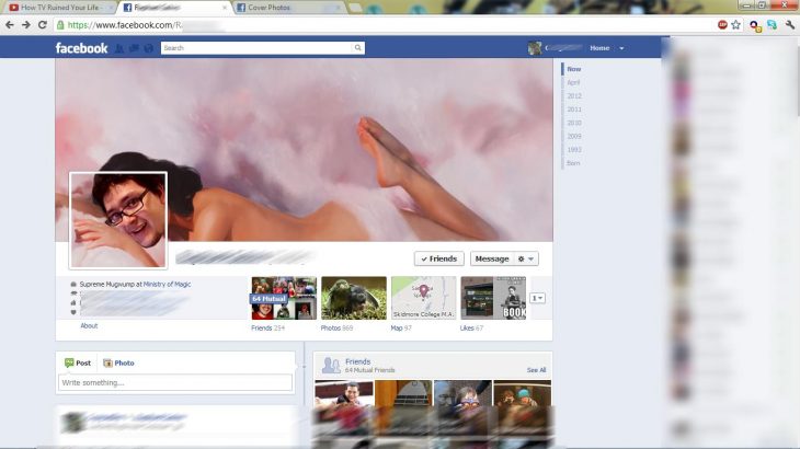 Portada de facebook de Katy Perry 