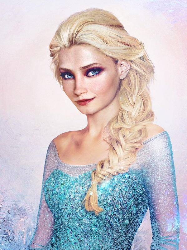 Elza de Frozen en la vida real 