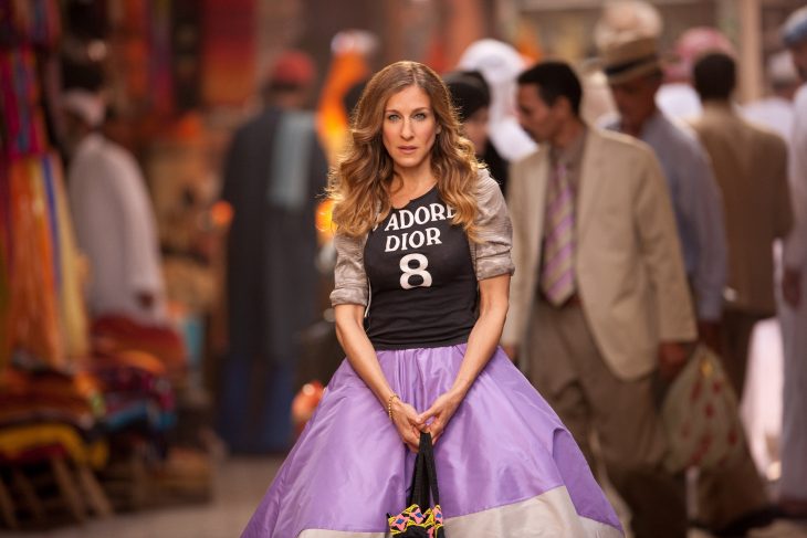 Carrie Bradshaw en la película Sex and the City 2