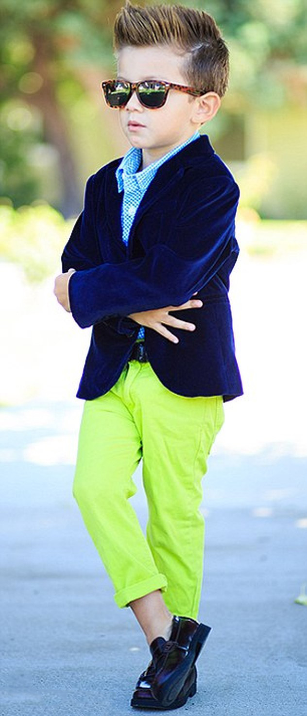 20 Fotos de niños fashionistas con mas estilo que tu