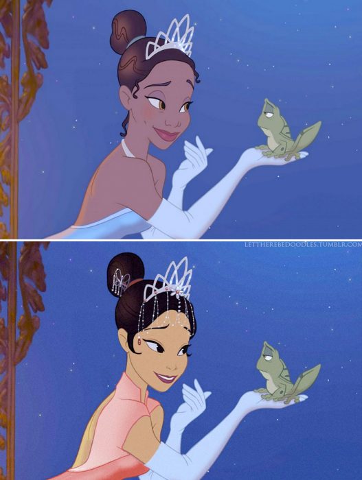 Princesa tiana de la princesa y el sapo 