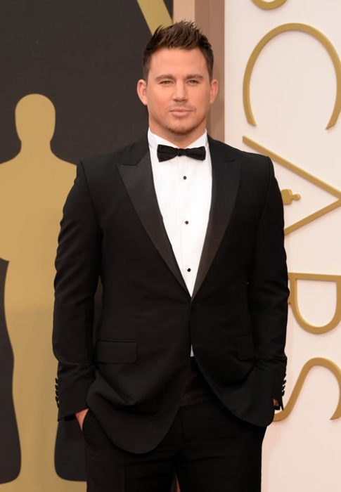 Channing tatumn en la alfombra roja de los premios oscar 