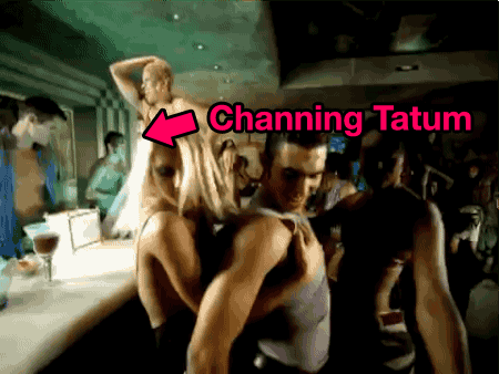 GIF channing tatum bailando en el video de ricky martin 