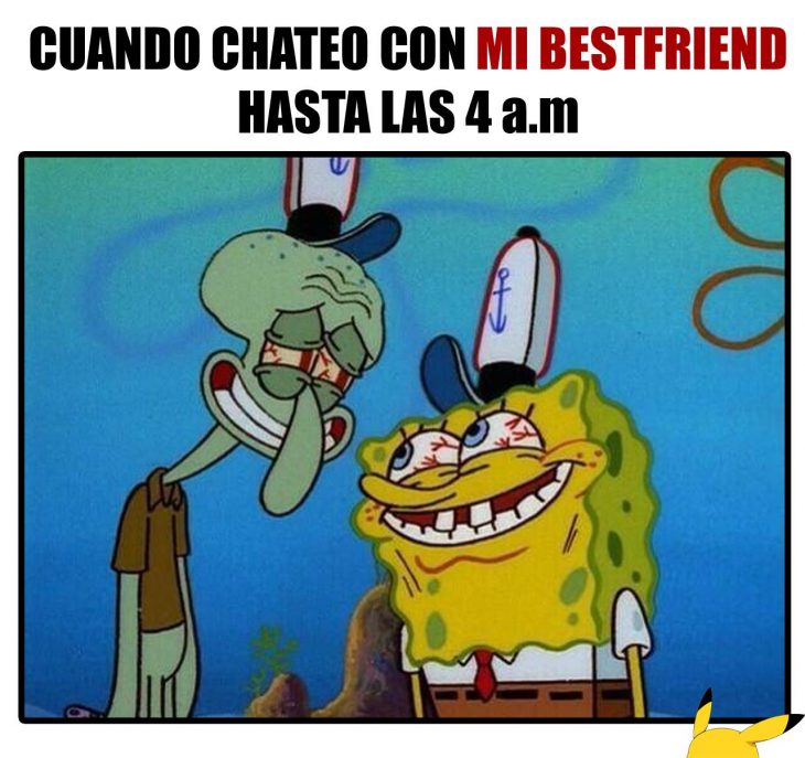 Meme de cuando chateas con tu mejor amiga 