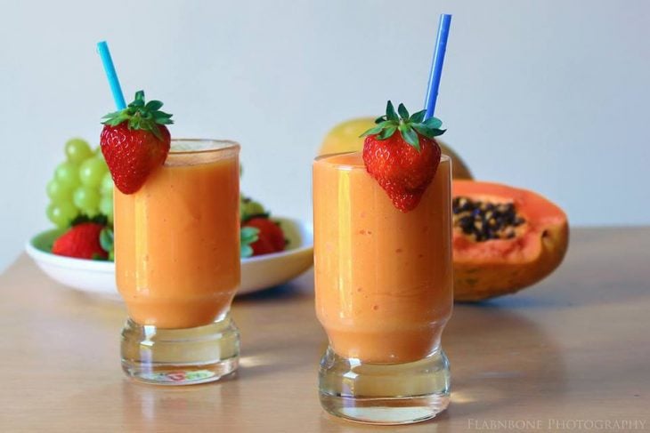 smoothies de papaya