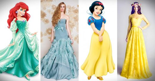 35 vestidos de NOVIA inspirados en las películas de DISNEY