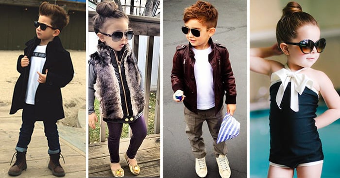 20 Fotos de niños fashionistas con mas estilo que tu