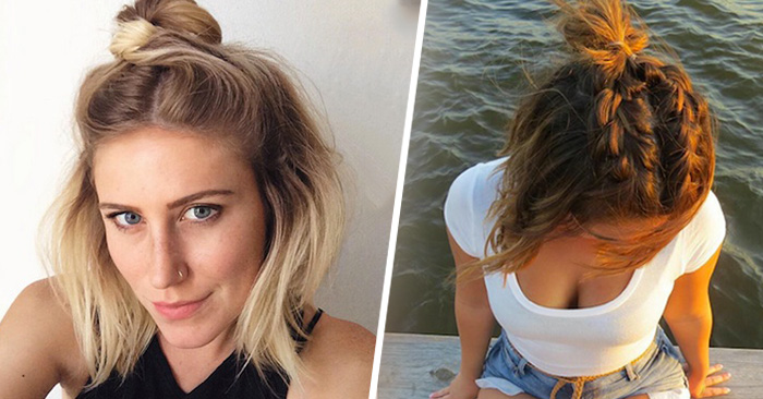 El 'half-bun' es la NUEVA tendencia que las chicas están popularizando en Internet