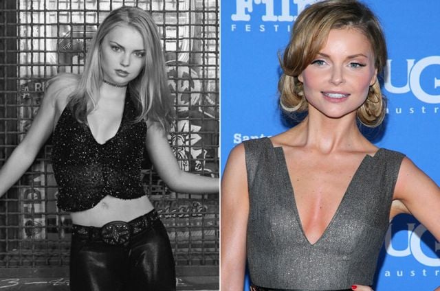 Comparación de la actriz que interpretó a Cammie en la película Coyote Ugly 