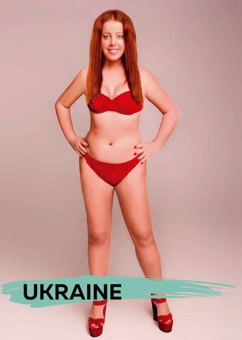 Mujer photoshopeada en Ucrania 