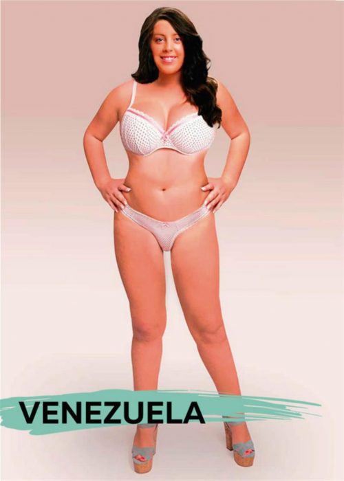 Mujer photoshopeada en Venezuela 